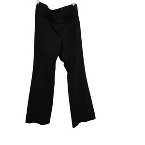 Gap Maternity Perfect Trouser Bootcut Pants Black 6R